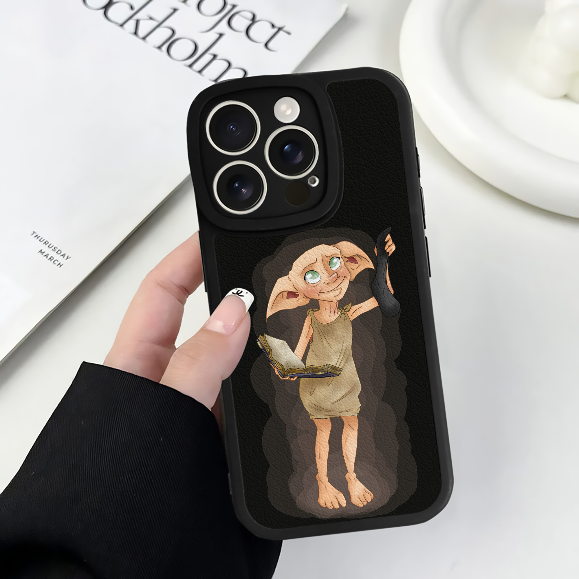 （画像用） Harry Potter ハリー・ポッターシリーズ 【iPhone 16シリーズ対応】シリコンスマホケース（レザー調） 材質：シリコン